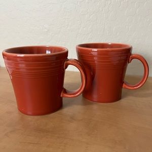 Set of two Fiestaware Tapered Mugs